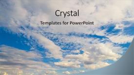  Presentation with summer - Cool new PPT theme with gale - cloudy outdoor summer heavens backdrop and a lemonade colored foreground