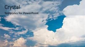  Presentation with summer sun - Amazing PPT layouts having gale - spectacular cloudscape summer sun backdrop and a light blue colored foreground