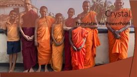  Presentation with fort - Presentation theme featuring galle-sri-lanka-march-9 background and a red colored foreground