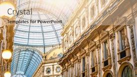  Presentation with glass - Audience pleasing PPT layouts consisting of galleria-vittorio-emanuele-ii-glass backdrop and a lemonade colored foreground