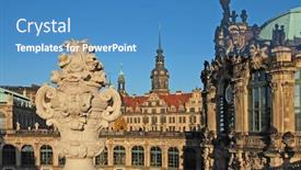  Presentation with gallery - Beautiful theme featuring gallery-of-old-masters backdrop and a teal colored foreground