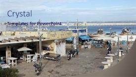  Presentation with 2022 - Theme consisting of gallipoli-italy-november-29-2022 background and a sky blue colored foreground