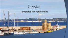  Presentation with 2022 - Presentation design having gallipoli-italy-november-29-2022 background and a light blue colored foreground