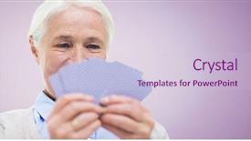  Presentation with aces high card game - Presentation design consisting of gambling free - age game gamble poker background and a lemonade colored foreground