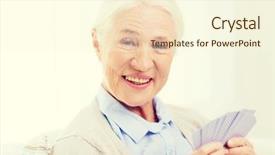  Presentation with at home senior care - PPT layouts featuring gambling free - age game gamble poker background and a cream colored foreground