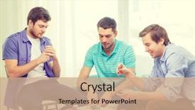  Presentation with gambling - PPT theme featuring gambling free - leisure games and lifestyle concept background and a coral colored foreground