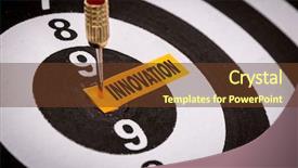  Presentation with innovation - Audience pleasing PPT theme consisting of game changer - innovation backdrop and a tawny brown colored foreground