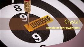  Presentation with leadership - Slides with game changer - leadership background and a tawny brown colored foreground