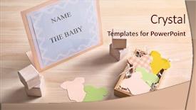  Presentation with baby shower - PPT layouts with  background and a  colored foreground