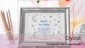  Presentation with baby shower - Amazing presentation theme having game for suggestion of baby backdrop and a  colored foreground