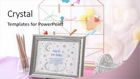  Presentation with baby shower - Cool new presentation with game for suggestion of baby backdrop and a white colored foreground