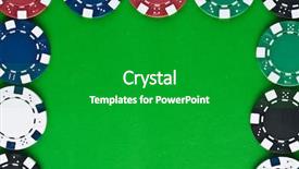  Presentation with counters - Presentation theme enhanced with game in a casino background and a dark gray colored foreground