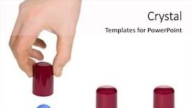  Presentation with shell - Cool new slide set with game isolated on white background backdrop and a white colored foreground