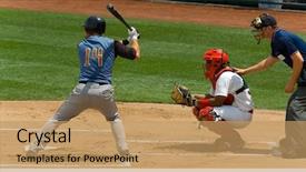  Presentation with baseball - Presentation having lake baikal motor boat mountains on the horizon note slight graininess best at smaller sizes background and a light blue colored foreground