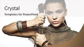  Presentation with game thrones - Slide set with game of thrones background and a white colored foreground