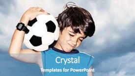  Presentation with victory sport - PPT theme having game outdoor teen holding catching background and a teal colored foreground