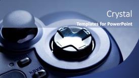  Presentation with controller - PPT theme featuring game-pad-video-controller-gamepad background and a  colored foreground
