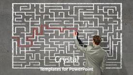  Presentation with find - Audience pleasing slide set consisting of game plan - back view image of young backdrop and a gray colored foreground