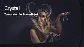  Presentation with armor - PPT layouts having armor viking goddess beautiful young blond woman with horned helmet made of iron fantasy image and stories background and a dark gray colored foreground