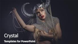  Presentation with sexy - Cool new PPT layouts with sexy viking goddess beautiful young backdrop and a dark gray colored foreground