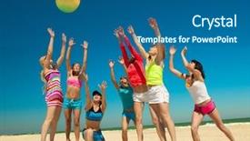  Presentation with volley - Slide deck having happy couple analyzing product in hardware store background and a gray colored foreground