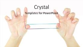  Presentation with band - Amazing presentation having game with an elastic band backdrop and a sky blue colored foreground