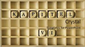  Presentation with language - Audience pleasing theme consisting of game with the word chapter backdrop and a yellow colored foreground