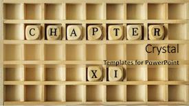  Presentation with chapter leaders for - Slides featuring game with the word chapter background and a yellow colored foreground