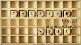  Presentation with game - Audience pleasing PPT layouts consisting of game with the word chapter backdrop and a yellow colored foreground