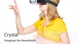  Presentation with video games playing - Slides with games isolated on white background background and a  colored foreground