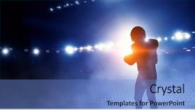  Presentation with game - Slide set with games sports - it is game time mixed background and a teal colored foreground