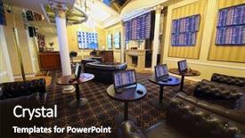  Presentation with gaming - Slide deck consisting of lots - tables with gaming computers background and a wine colored foreground