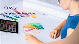  Presentation with interior design - Presentation with gamma - interior design renovation and technology background and a sky blue colored foreground