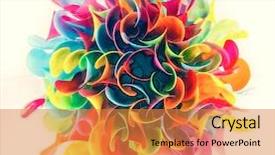  Presentation with plastic straws - Amazing PPT layouts having gamma wast - abstract plastic straws bright color backdrop and a gold colored foreground