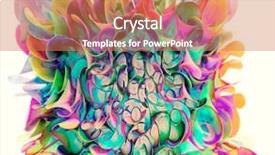  Presentation with diversity bright colors - Audience pleasing theme consisting of gamma wast - abstracy platic straws bright colors backdrop and a  colored foreground