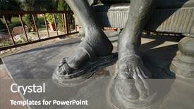  Presentation with new delhi - Presentation consisting of rajghat memorial in new delhi background and a gray colored foreground