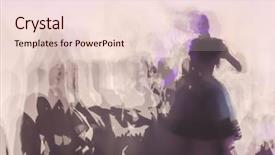  Presentation with shapes - Slide deck having ganesha - abstract people shapes background and a lemonade colored foreground