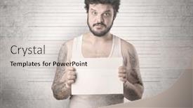  Presentation with gangster - Cool new slide set with police curuption - gangster in front backdrop and a lemonade colored foreground