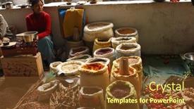 Presentation with nepal culture - Audience pleasing slide set consisting of gangtok-india-dec-5-unidentified backdrop and a tawny brown colored foreground