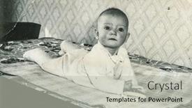  Presentation with 1930s - Presentation theme consisting of ganserndorf-austria-circa-1930s-vintage background and a light gray colored foreground