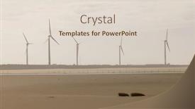  Presentation with wetland - Presentation theme consisting of gaomei-wetland-in-taichung background and a lemonade colored foreground