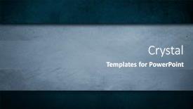  Presentation with gap - PPT theme consisting of gap-in-blue-textured-concrete background and a seafoam green colored foreground