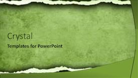  Presentation with gap - Theme consisting of gap-in-dark-green-concrete background and a yellow colored foreground