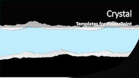  Presentation with gap - Beautiful presentation theme featuring gap ripped in black paper backdrop and a black colored foreground