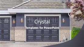  Presentation with vancouver - Slide deck with garage door in vancouver canada background and a gray colored foreground