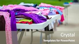  Presentation with yard sale - Slide set featuring river forth in stirling background and a tawny brown colored foreground