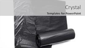  Presentation with bag - Slide set enhanced with garbage-bag-trash-bag background and a light gray colored foreground