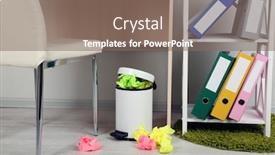  Presentation with bin - Amazing presentation theme having making organic scrub handmade at backdrop and a gray colored foreground