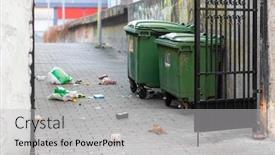  Presentation with messy - Amazing presentation having garbage-environment-and-waste-disposal backdrop and a light gray colored foreground