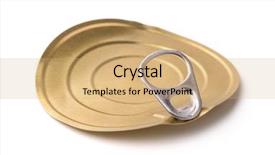  Presentation with lid - Audience pleasing PPT layouts consisting of garbage gold - tin an lid isolated backdrop and a coral colored foreground